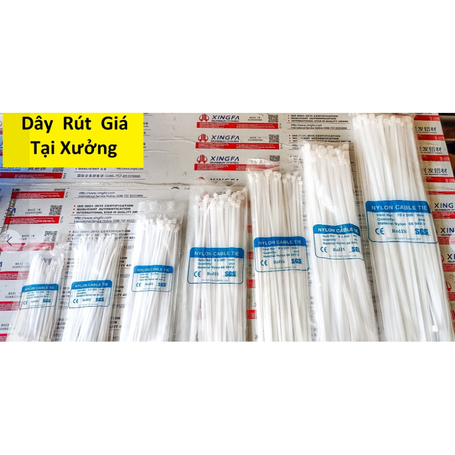 Dây rút dây thít đủ size 3li- 10cm,15cm,20cm,25cm,30cm dẻo dai chất ...