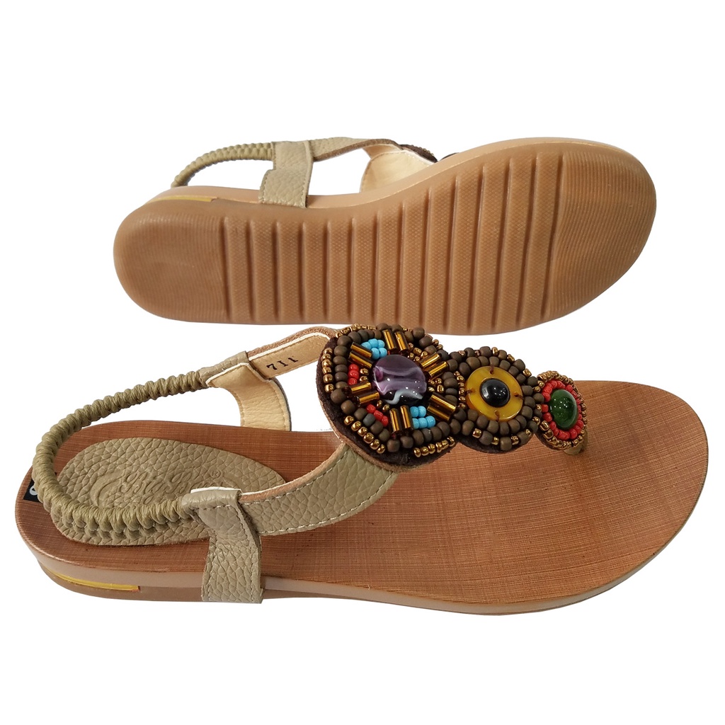 Giày Sandal Nữ BIGGBEN Da Bò Thật HKD648