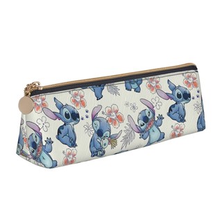 Disney Lilo & Stitch Hình Tam Giác Da Bút Chì In Thời Trang Dây Kéo Hộp Đựng Bút Chì Trường Thiếu Niên Văn Phòng Phẩm Túi Bảo Quản