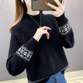Yu Zhaolin Áo Len Lông Cừu Áo Len Nữ Rời Ngoài Mặc Thu Đông Áo Nữ Phù Hợp Với