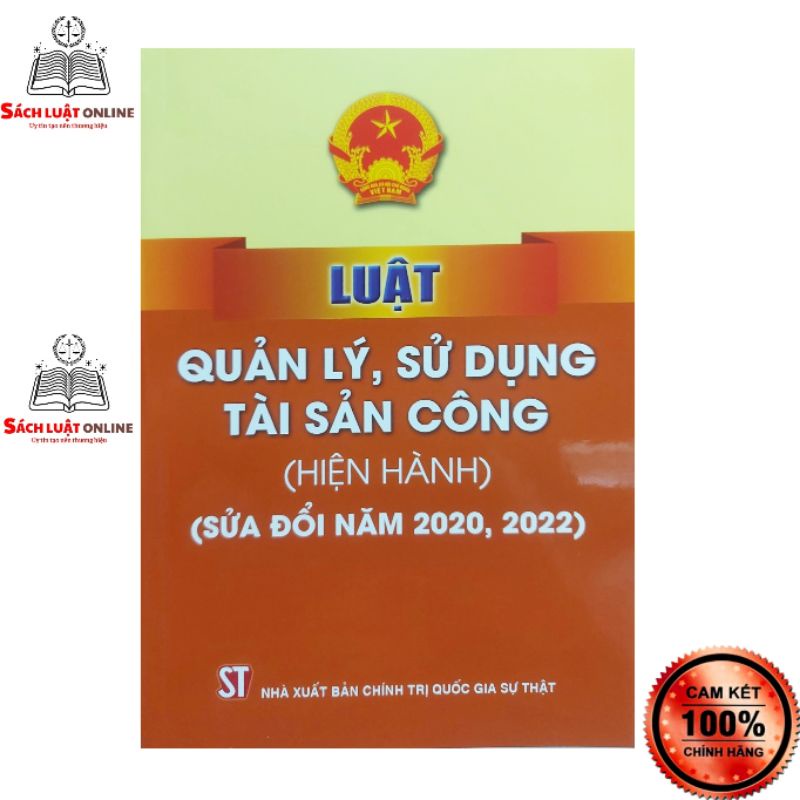 Sách LC - Luật quản lý sử dụng tài sản công (hiện hành) sửa đổi năm 2020, 2022