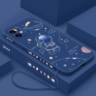 ốp lưng iPhone 11 iPhone 11 pro iPhone 11 pro max Ốp Điện Thoại Silicone TPU In Hình Phi Hành Gia Kèm Dây Đeo Cho iPhone 11 iPhone 11 pro iPhone 11 pro max