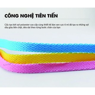 Dây giày cao cấp, nhiều màu sắc cho cả nam nữ, chính hãng, DG01 (có ảnh + video chi tiết)