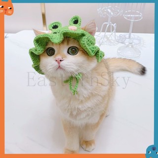 Mũ đội đầu thú cưng Handmade dễ thương cho mèo/chó, kiểu nón chéo