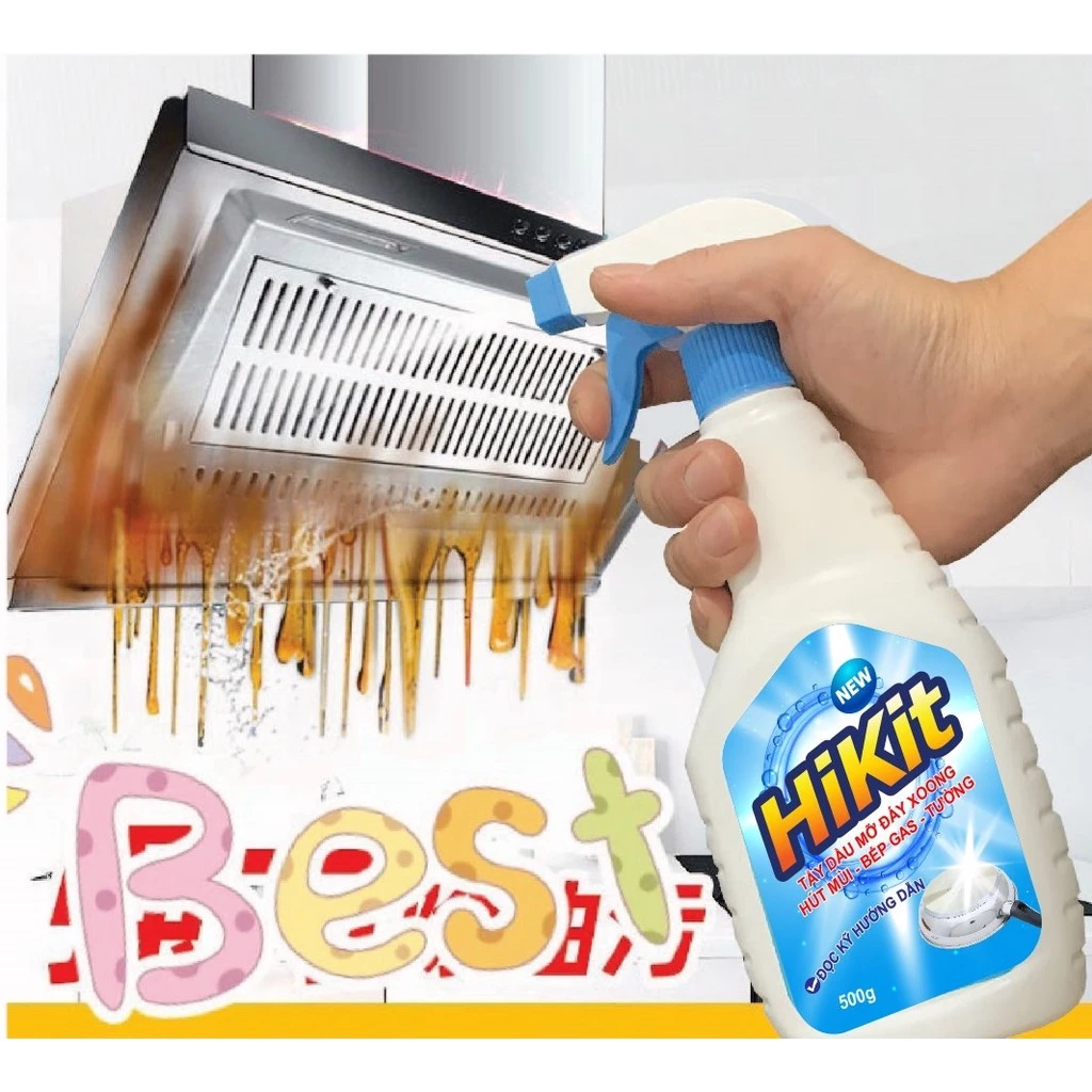 Tẩy dầu mỡ nhà bếp, xoong nồi
