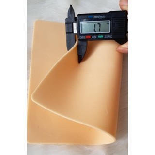 -Da giả phun xăm silicon trắng, không bột, bột phun xăm, hồng dầy,  môi 3D, 5D,  ít bột, hồng,