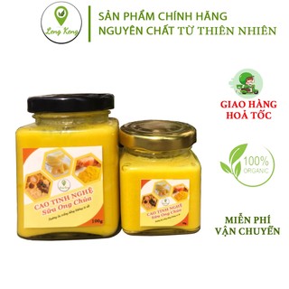 Cao Tinh Nghệ Sữa Ong Chúa LengKengFarm 120g–  Mặt Nạ Kem Nghệ Đắp Mặt Giảm Mụn Tàng Nhang - Mặt Nạ Đắp 100% Thiên