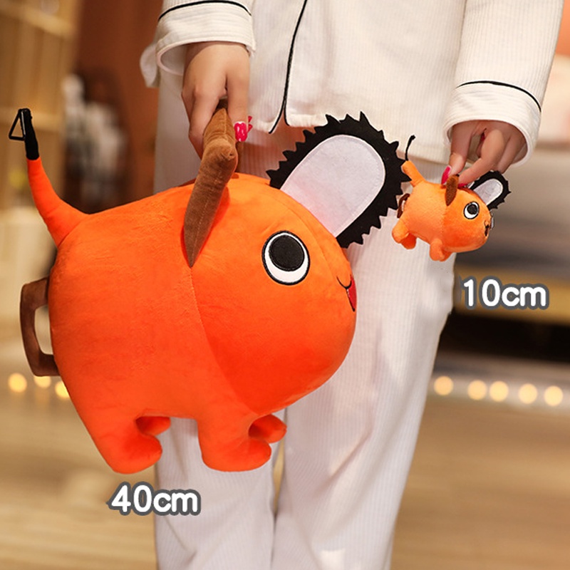 Nóng 40cm Anime Cưa Xích Người Pochita Sang Trọng Đồ Chơi Búp Bê Nhồi Bông Ném Gối Trẻ Em Bé Quạt Sinh Nhật Xmas