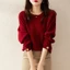 Áo Sweater Cổ Tròn Dáng Rộng Phong Cách Thời Trang Thu Đông Mới 2022
