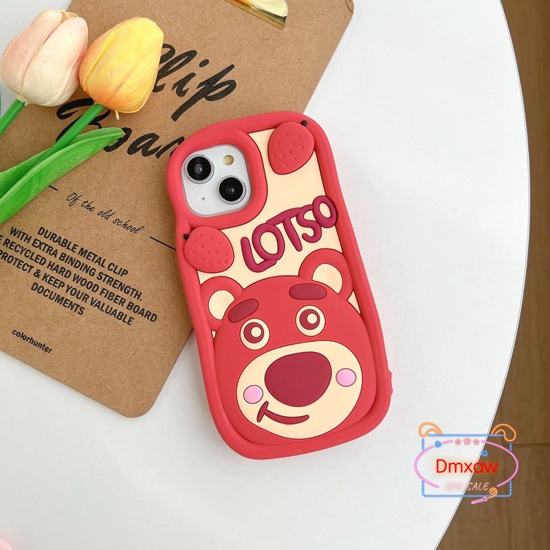 Ốp Điện Thoại Silicone Mềm Hình Gấu Cho iPhone 14 Pro Max 13 Pro Max 12 11 Pro Max X XR XS Max
