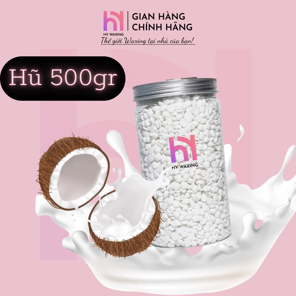 [CHE TÊN] Sáp Wax Lông Sữa Dừa HY WAXING Cao Cấp Siêu Bám Lông, Dành Cho Da Nhạy Cảm 1010