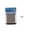 Shas 2x Mini USB Type-C Hàn Cổng Nữ 16 Pin Cổng Sạc Thay Thế Sửa Chữa USB