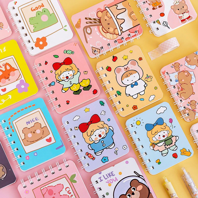 Sổ Tay Mini A7 Cute (Hơn 80 Trang) Nhiều Mẫu Hoạt Hình Dễ Thương, Nhỏ ...