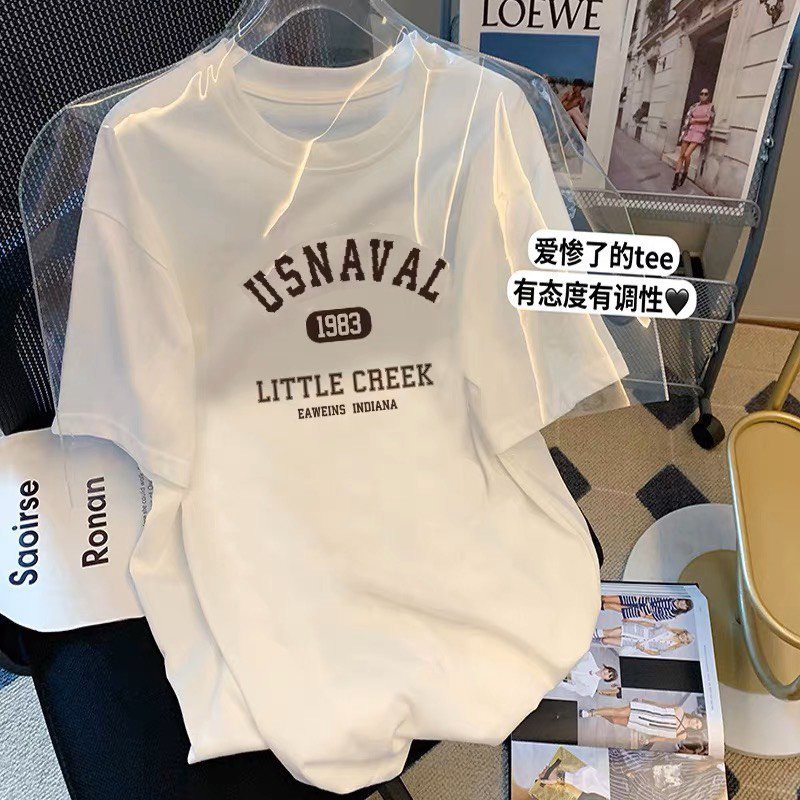 Áo thun Stee Cổ tròn USNAVAL Localbrand ICVCVNI Unisex Menwear Cotton 250msg