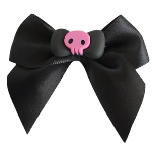 YOI Nơ Đen Kẹp Tóc Nơ Barrettes Gothic Kẹp Tóc Nơ Lớn Kẹp Tóc JK Kẹp Tóc