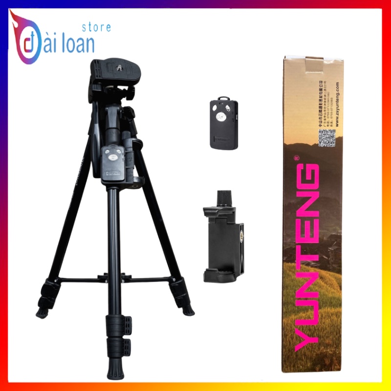 Chân đế điện thoại - Tripod VCT 5208RM phụ kiện dùng cho điện thoại/ máy ảnh, kèm remote và kẹp điện thoại