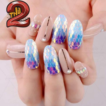 Set lá gạo 12 màu trang trí móng làm nail phong cách Hàn Nhật
