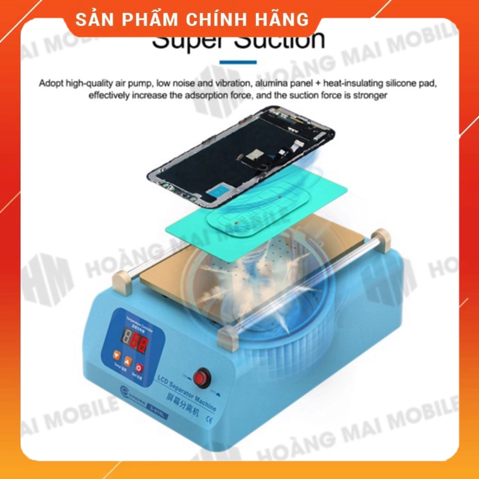 Máy cắt kính SUNSHINE S-918L 7 inch 400W, cao su xanh tăng bám hút