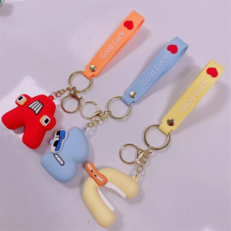 Mới 5cm Bảng Chữ Cái Lore Móc Khóa Dán Đồ Chơi Móc Khóa Túi Mặt Dây Chuyền Nhân Vật Trẻ Em Sinh Nhật Giáng Sinh