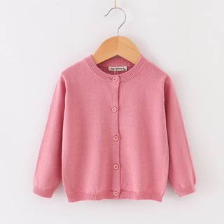 Áo khoác Cardigan dệt kim 36 màu Quần áo trẻ em bé trai bé gái Áo len 1-6Y Trẻ em mặc