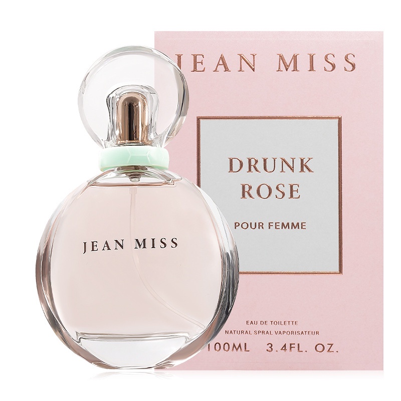 Nước Hoa Nữ, Nước Hoa Jean Miss DRUNK ROSE  100ml Ngọt Ngào, Quyến Rũ, Huyền Bí- Chính hãng