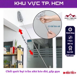 Chổi quét bụi trần nhà gấp gọn đa năng