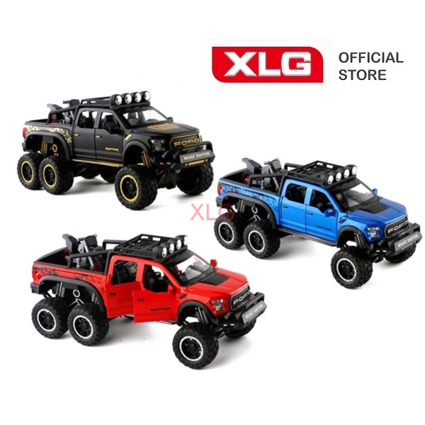 Ảnh Mô hình xe bán tải Ford Raptor F150 cao cấp tỷ lệ 1:24 dài 22 cm 1