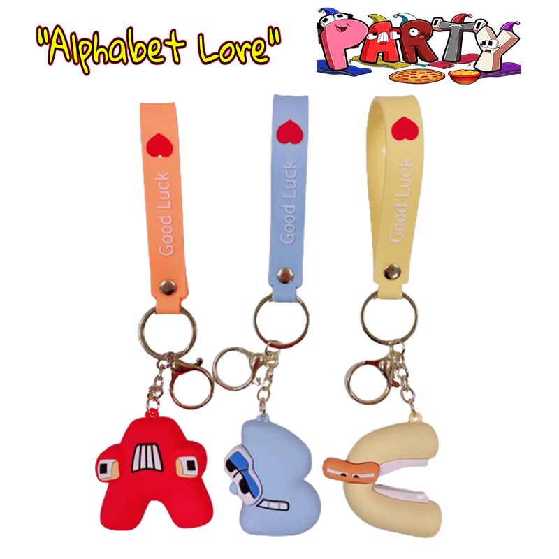 Mới 5cm Bảng Chữ Cái Lore Móc Khóa Dán Đồ Chơi Móc Khóa Túi Mặt Dây Chuyền Nhân Vật Trẻ Em Sinh Nhật Giáng Sinh