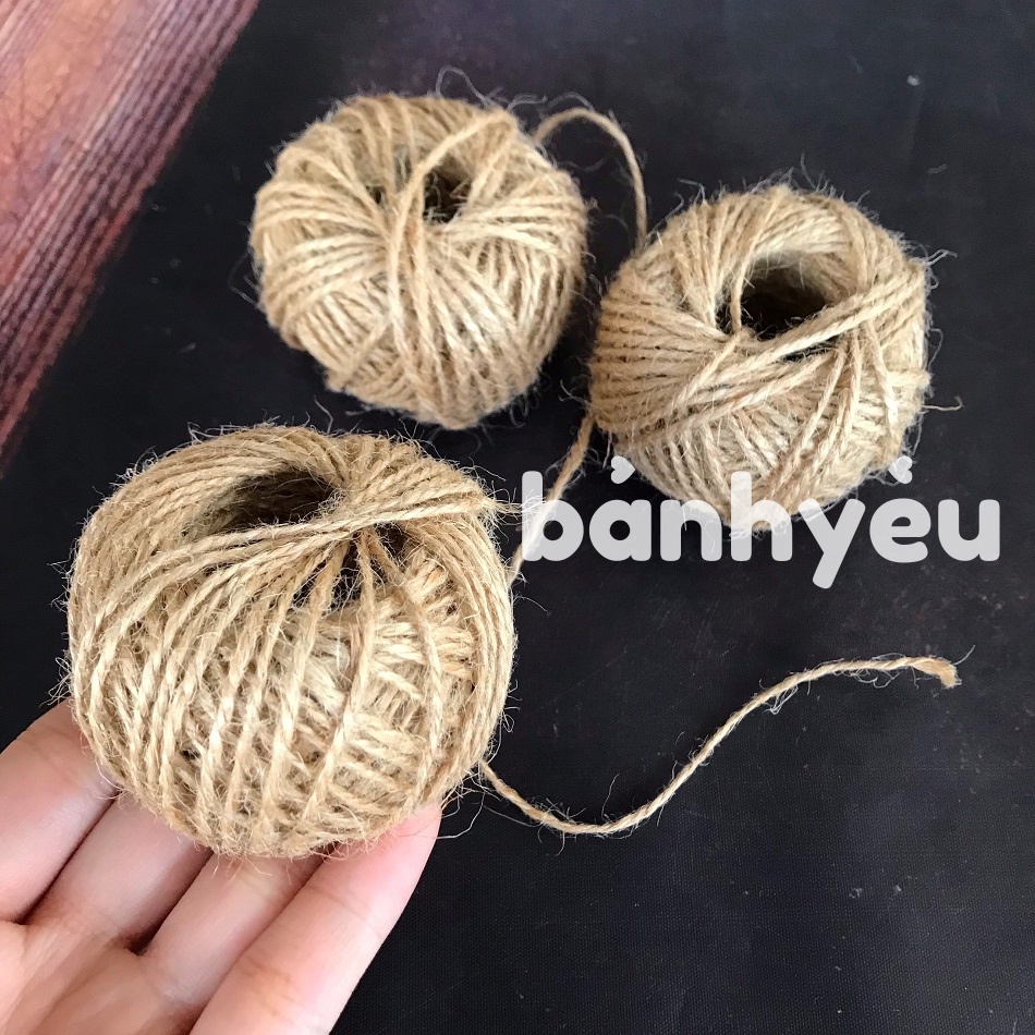 Dây Cói Dừa, dây thừng trang trí quà tết, lọ hoa - SKTC