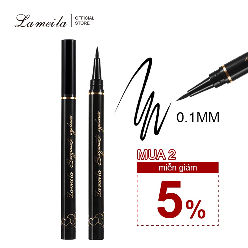 Bút Kẻ mắt đen LAMEILA eyeliner chống nước nhanh khô bền vững 2ml