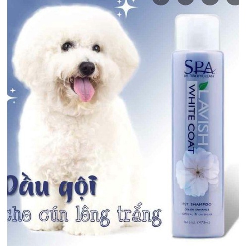 SỮA TẮM CHO CHÓ MÈO SPA TROPICLEAN HÀNG NHẬP KHẨU USA Mẫu dùng
