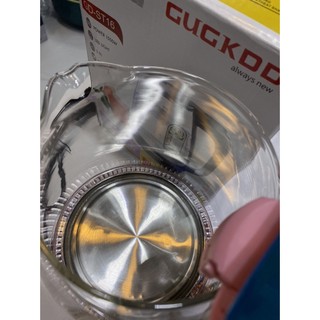 Ấm siêu tốc thủy tinh Cuckoo thủy tinh cao cấp, bình đun nước sôi nhanh
