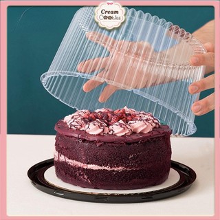 10 Chiếc 6/8 Inch Trong Suốt Hộp Bánh Nhựa Hộp Bánh Và Đóng Gói Trong Suốt Rõ Ràng Đựng Bánh Gato,Cupcake Muffin