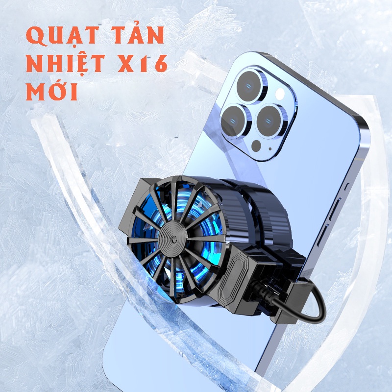 Quạt Tản Nhiệt Điện Thoại X16 Chơi Game Giá Rẻ