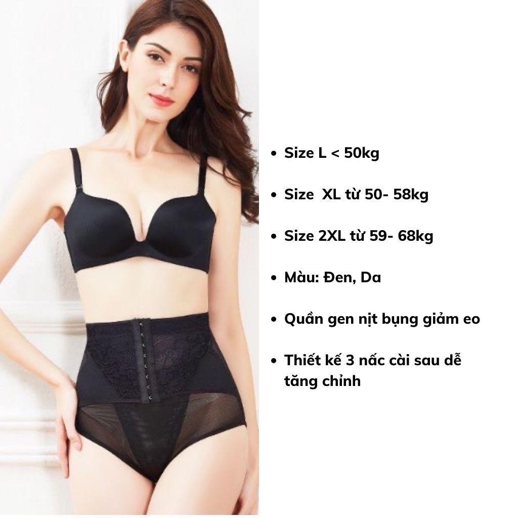Quần Gen Nịt Bụng Cạp Cao, Nịch Bụng Giảm Eo 668
