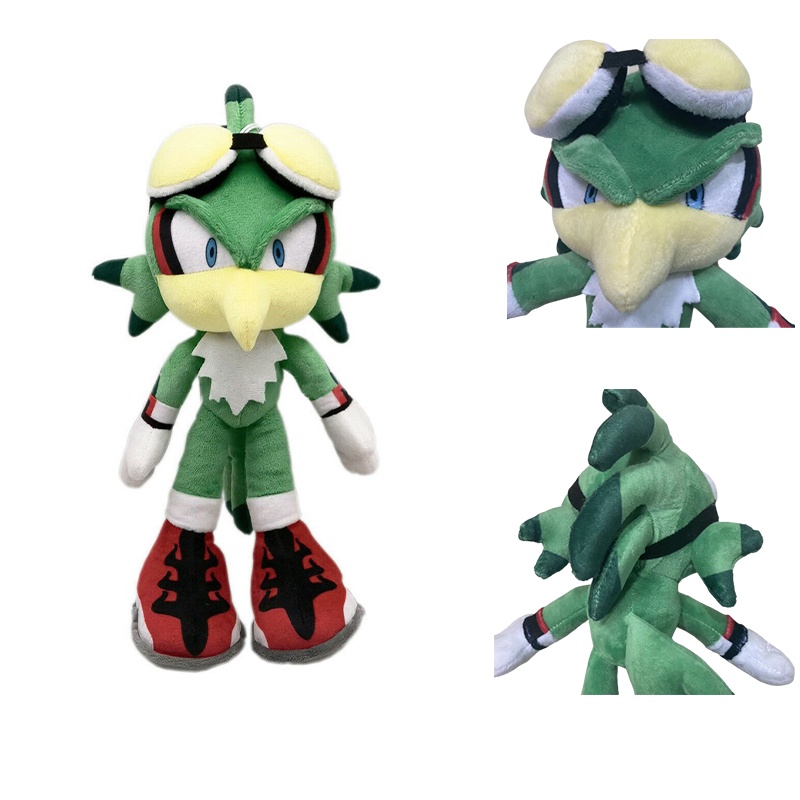 Sonic Jet The Hawk Plushie- Búp bê mềm 30cm dành cho trẻ em'