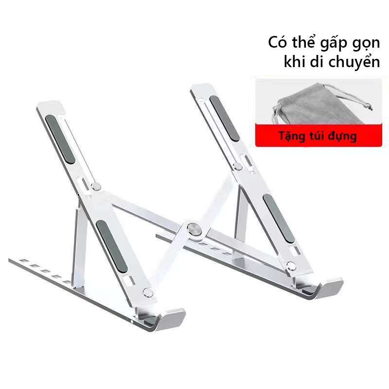 Ảnh Giá đỡ Laptop, macbook, ipad tản nhiệt Rhino KLL101 máy tính hợp kim nhôm cao cấp, gấp gọn 4