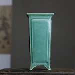 Jingdezhen Chậu hoa Glaze đầy màu sắc [Huayun] Chậu hoa Gốm sứ Giá đỡ biển hiệu nhỏ Bề mặt Kui Chậu ống nhỏ Nồi cọc cũ Nồi vách đá [A403] — ảnh 6