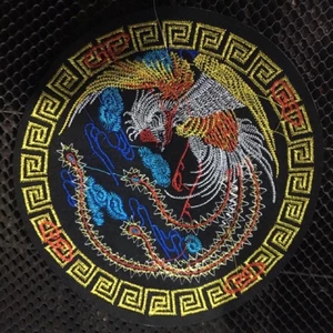 sticker thêu là ủi tròn phượng siêu hott