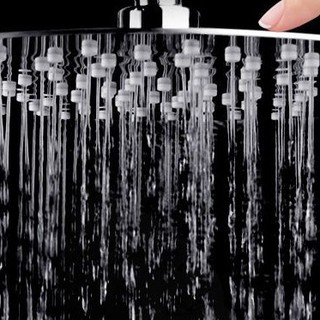 Vòi Hoa Sen Tắm Một Đầu Tròn Lớn Dạng Nhấn Tiện Dụng