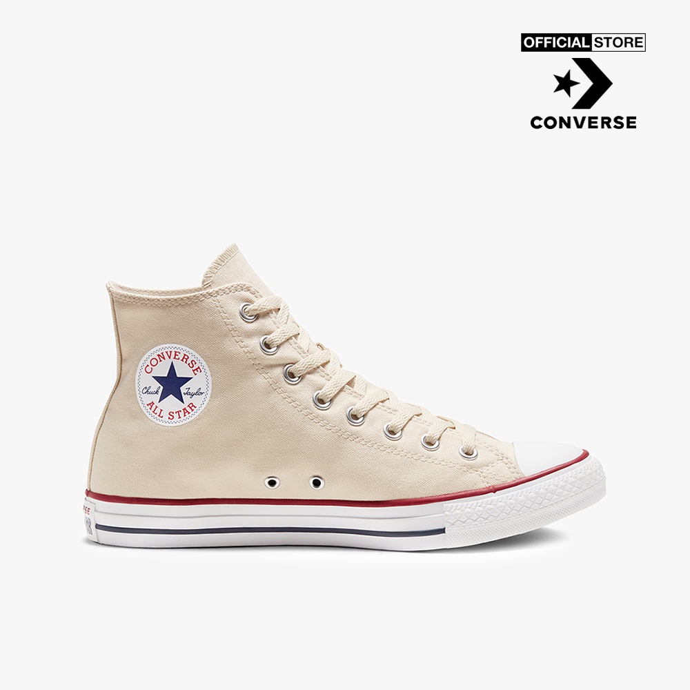 Giày sneakers Converse cổ cao unisex Chuck Taylor All Star Classic 159484C-0000 NUDE