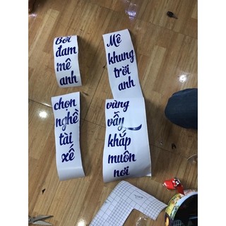 cắt chữ decal dán theo yêu cầu