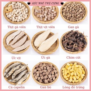 [500gr] Thức ăn sấy khô cho chó mèo (Túi thức ăn đông khô hỗn hợp cho thú cưng)
