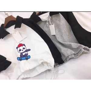 Áo polo dài tay có dây luồn gấu cho bé trai phong cách hàn quốc cho bé 1 2 3 4 5 6 tuổi 9-27kg