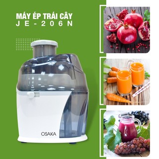 Máy Ép Trái Cây OSAKA JE206N – Ép Nguyên Trái, Lưỡi Inox 304, Công Suất 300W – An Toàn, Dễ Vệ Sinh