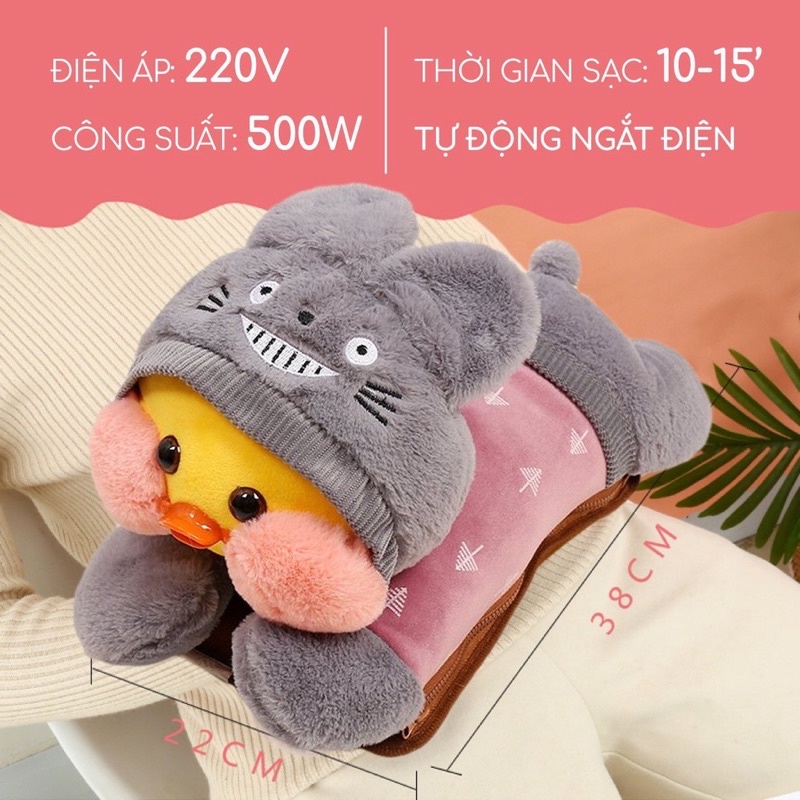 Túi sưởi ấm hình thú, túi chườm điện , túi sưởi siêu xinh (hàng sẵn/ảnh thật)