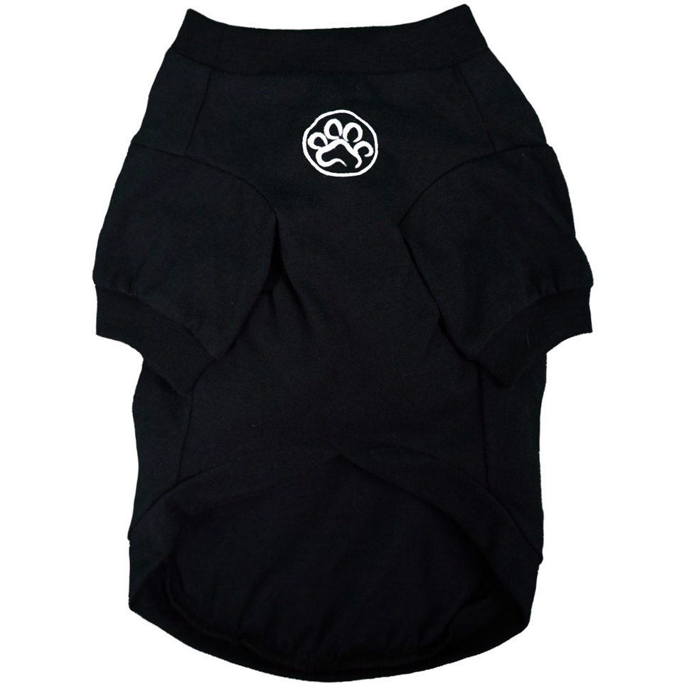 Ảnh Áo cho chó Pawy Classic Đen - Classic Dog T-shirt Black 1
