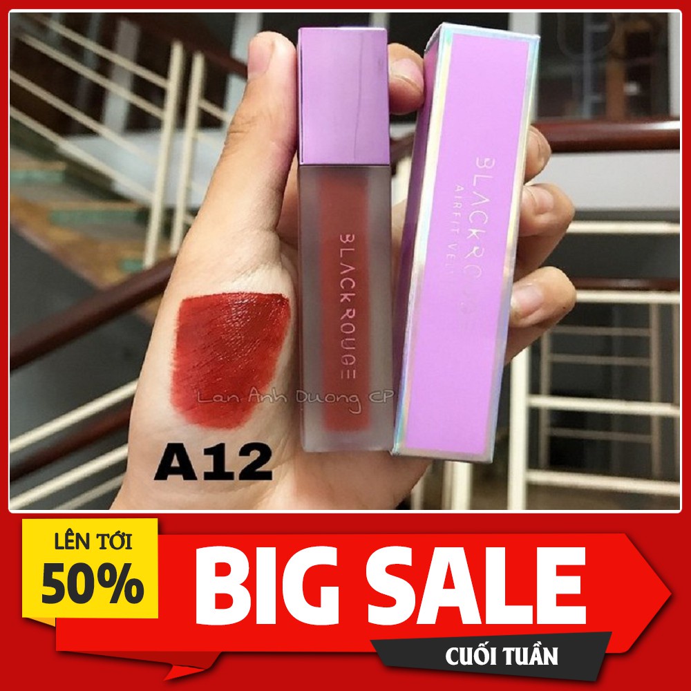 Son Black Rouge A12 Đỏ Nâu Dạng Kem Chính Hãng Shopee Việt Nam