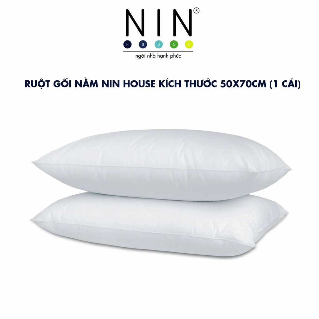 Ảnh Ruột gối nằm gòn NIN House kích thước 40x60cm, 50x70cm, thích hợp cho những người thích nằm mềm 2