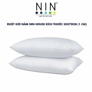 Ruột Gối Nằm Cao Cấp NIN House Cho Người Nằm Cao, Nằm Thấp | 40x60cm, 50x70cm | Sợi Polyester Nguyên Sinh
